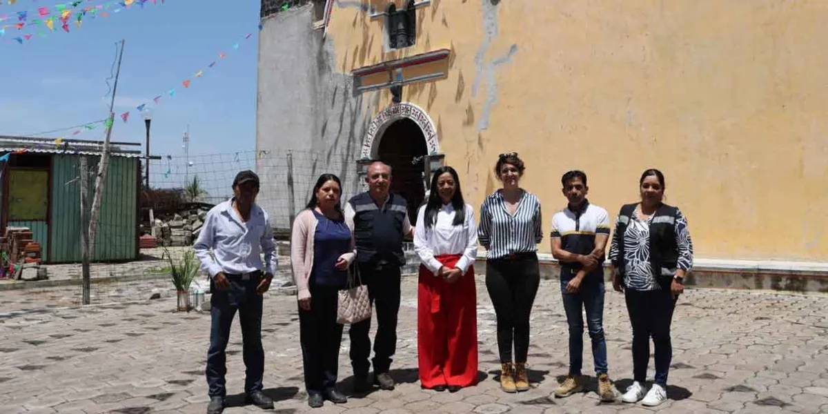 Inició restauración del templo de San Juan Bautista en Ocotepec, Atlixco