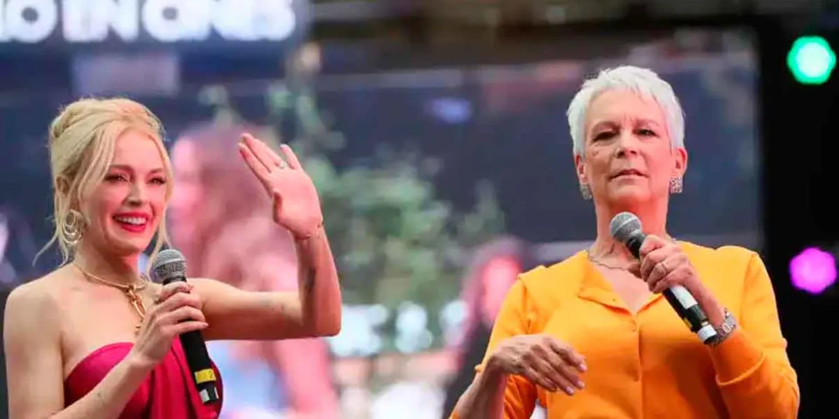 Lindsay Lohan y Jamie Lee Curtis presentan "Otro Viernes de Locos" en CDMX 