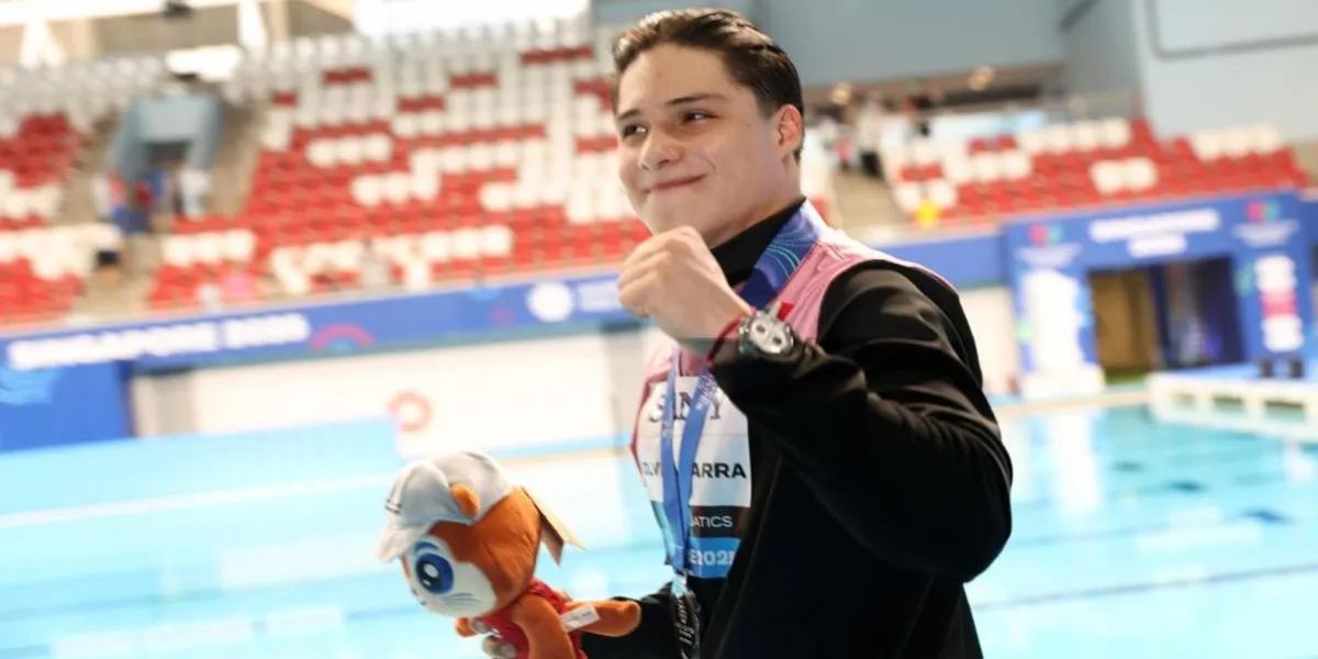 Osmar Olvera vuelve al podio: segundo lugar en trampolín de 1 metro en Singapur 2025