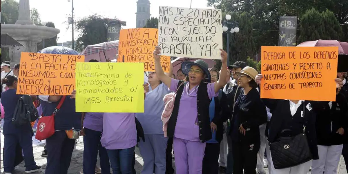 Persisten protestas de personal de Salud en cuatro municipios
