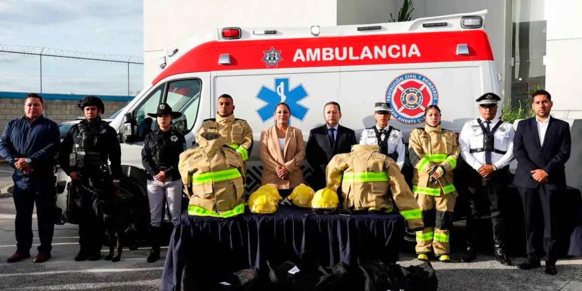 San Andrés Cholula a la vanguardia con estrategias integrales y equipamiento para la seguridad pública