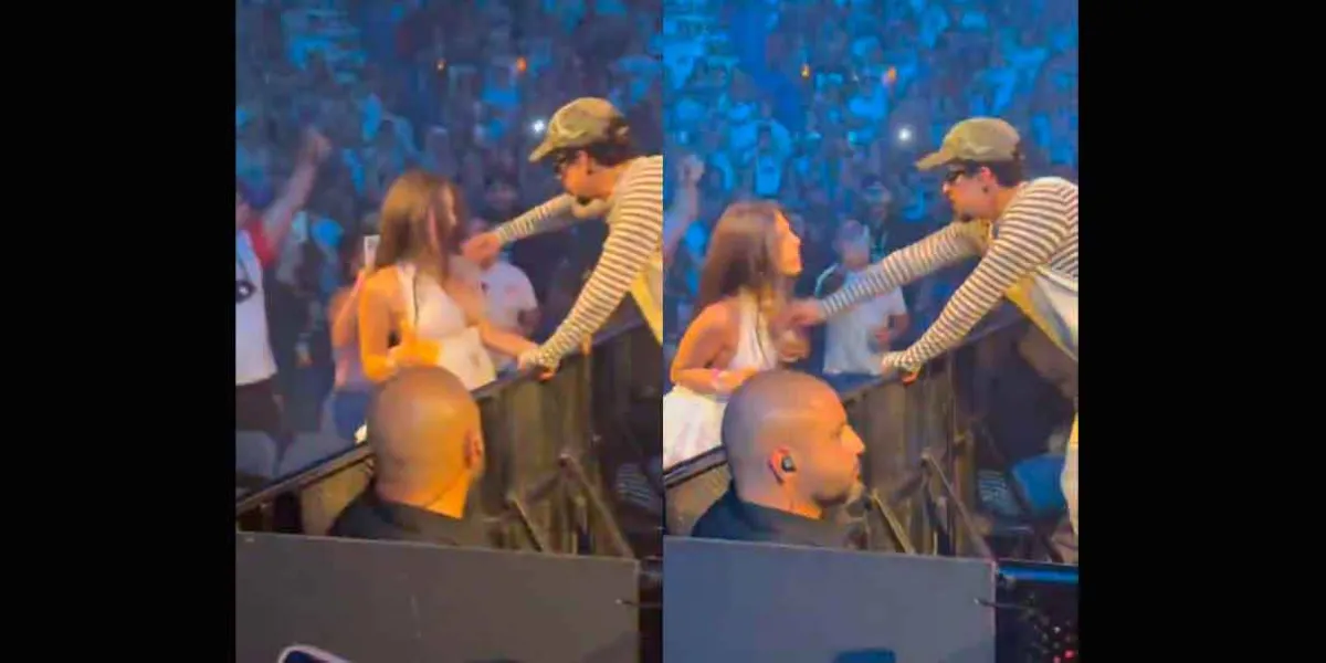 VIDEO. Bad Bunny causa polémica por gesto con fan en pleno concierto en Puerto Rico