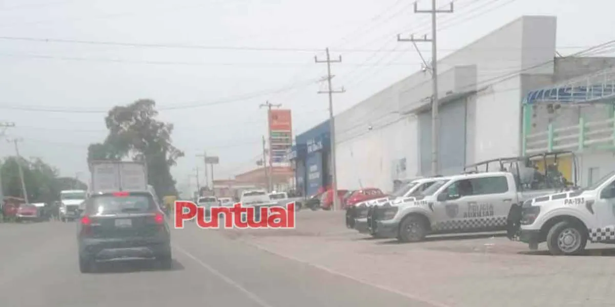 Despliegan operativo en Texmelucan para reforzar seguridad; SSP moviliza más de 400 efectivos