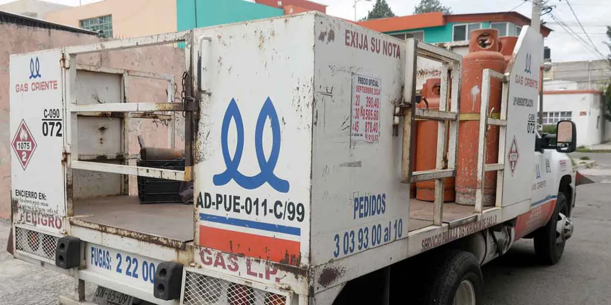 Precios máximos de Gas LP en Puebla del 13 al 19 de julio