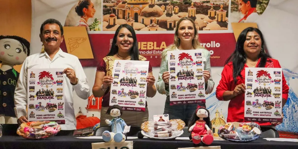 Presenta Tonantzin Fernández la edición 75 de la Feria de Cholula