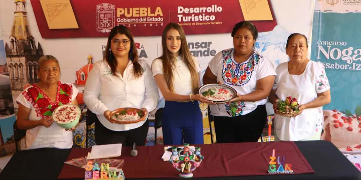 Presentan concurso “Nogada con Sabor a Izúcar” para fortalecer la gastronomía y el turismo en Puebla