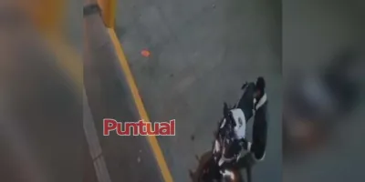 En segundos se roban otra moto en Texmelucan 