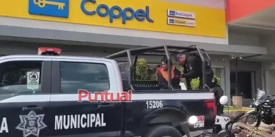 Sorprenden a RATA en el Coppel de Texmelucan