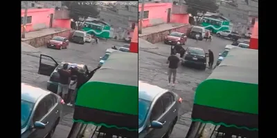 VIDEO  Chavos tomaban micheladas recargados en su auto y este empieza su marcha en picada 