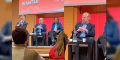 VIDEO. PEstudiantes increpan a Felipe Calderón en Sciences Po por guerra contra el narco