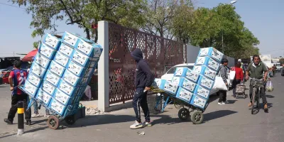 Comerciantes de la Central de Abasto Puebla frenan construcción de barda perimetral