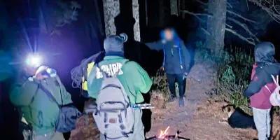 Se unieron Puebla y Tlaxcala para rescatar a pareja extraviada en La Malinche