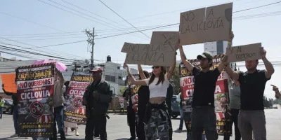 Sí o si la ciclovía en la zona de Zavaleta, las protestas no la frenarán