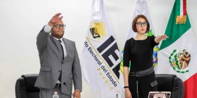 Christian Ceballos es la presidenta temporal en el IEE Puebla 