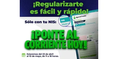 “Ponte al Corriente”: programa de Agua de Puebla ofrece descuentos y convenios de pago