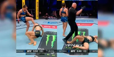 VIDEO. Polémica en UFC: golpe ilegal marca combate entre Dione Barbosa y Melissa Gatto