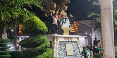 Gran festejo en Texmelucan por histórico paso de México en el Mundial 