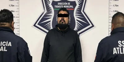 Cae conductor con aliento alcohólico tras choque en Atlixco; quedó a disposición de la FGE