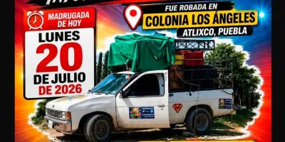 Sonido Marrano denuncia robo de su camioneta tras presentación en la feria de Atlixco