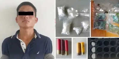 Joven cae en Huaquechula con más de 30 cartuchos y presunta droga