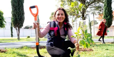 Con la reforestación sembramos un mejor futuro para San Andrés Cholula: Lupita Cuautle