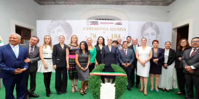 Gobierno del Estado conmemoró el 78 aniversario luctuoso de Carmen Serdán Alatriste