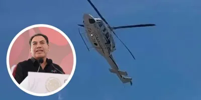 Helicóptero donde viajaba gobernador de Chiapas realiza maniobra de emergencia