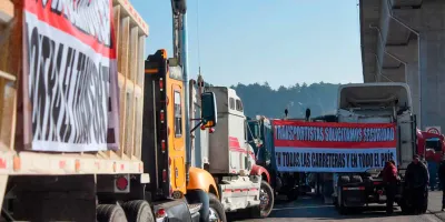 La Amotac cerró la carretera federal Puebla-Huejotzingo; piden participación en obras