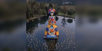 Metepec tendrá una catrina gigante sobre un lago durante el Valle de Catrinas 2026