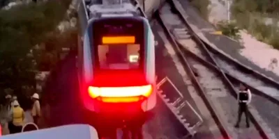 ¡Otra vez! Tren Maya descarrila apenas 50 metros después de salir de estación en Campeche