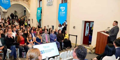 En el Estado de Puebla se garantizan los derechos humanos para una vida democrática: Armenta Mier