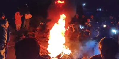 Se registra bloqueo de la carretera Texmelucan-Tlaxcala por falta de agua 