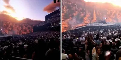 Fans reclaman y abuchean a Carín León tras cancelar su concierto en Las Vegas. VIDEOS