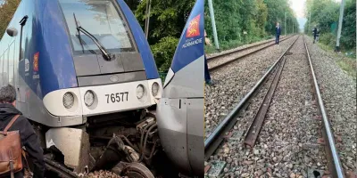 Posible sabotaje provocó descarrilamiento de tren en Francia y dejo 44 heridos