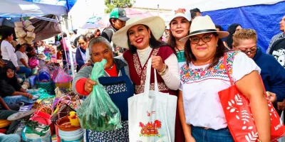 Trueque de San Pedro Cholula supera los 100 mil visitantes y termina con saldo blanco