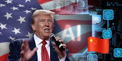 Trump convierte la IA en una batalla de poder contra China: “quien gane con la IA, gana”