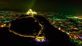 Innovador recorrido nocturno con iluminación monumental en Atlixco