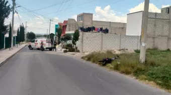 Motociclista muere tras ser atacado a balaz0s en Tecamachalco