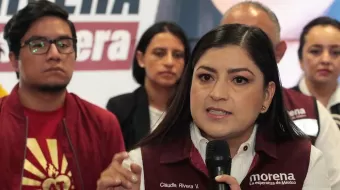No hay manera para que me excluyan de la medición de Morena, sería incoherente: Claudia Rivera
