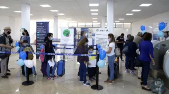 Aeropuerto de Puebla reportó incremento del 17.2% en atención a pasajeros