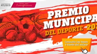 Ayuntamiento de Atlixco convoca al Premio Municipal del Deporte