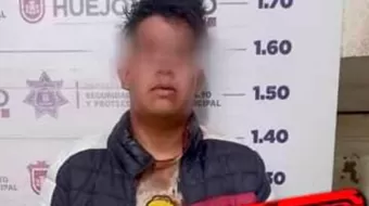 Tras robar una moto, sujetos es detenido en Huejotzingo