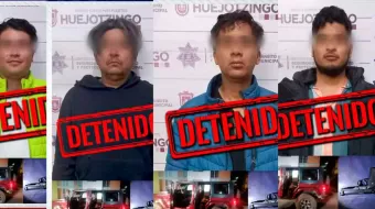 Por portar arma de forma ilegal, cuatro hombres son detenidos en Huejotzingo 