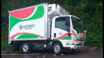 Solo daños materiales, deja accidente vial sobre la Pachuca-Tuxpan