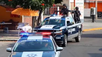 Coordinación policial para brindar seguridad a habitantes y visitantes de Atlixco
