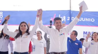 Eduardo Rivera arrancó cierres de campaña regionales; estará Xóchitl Gálvez