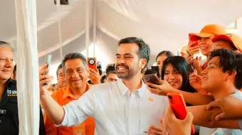 “Cierre de campaña histórico” en Texmelucan; Máynez agradece apoyo