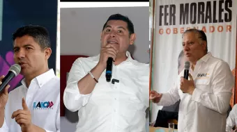 Armenta, Rivera y Morales, listos para el único debate por la gubernatura en Puebla