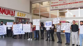 Por pago de utilidades justo, empleados de Soriana CAPU protestan 