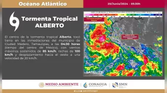  La tormenta “Alberto” mantiene lluvias y viento  en Puebla